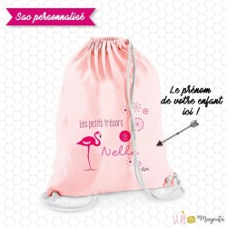 Sac enfant flamant rose