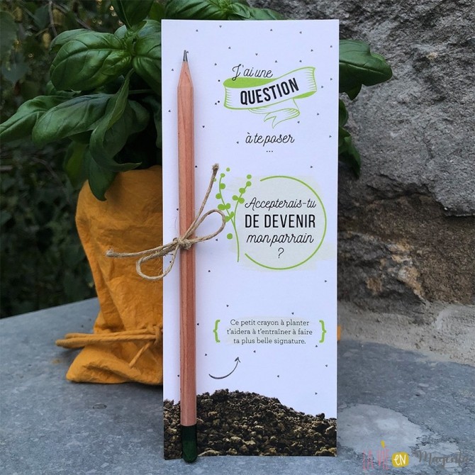 Crayon à planter - demande parrain
