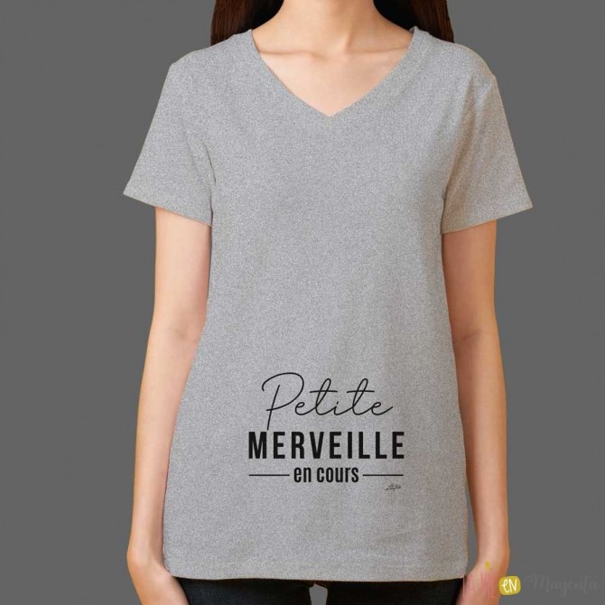 T-shirt Petite merveille en cours