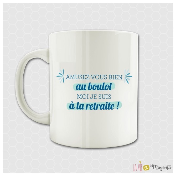 Ensemble Mug et Chaussettes Retraite - Cadeau Retraite Femme Original