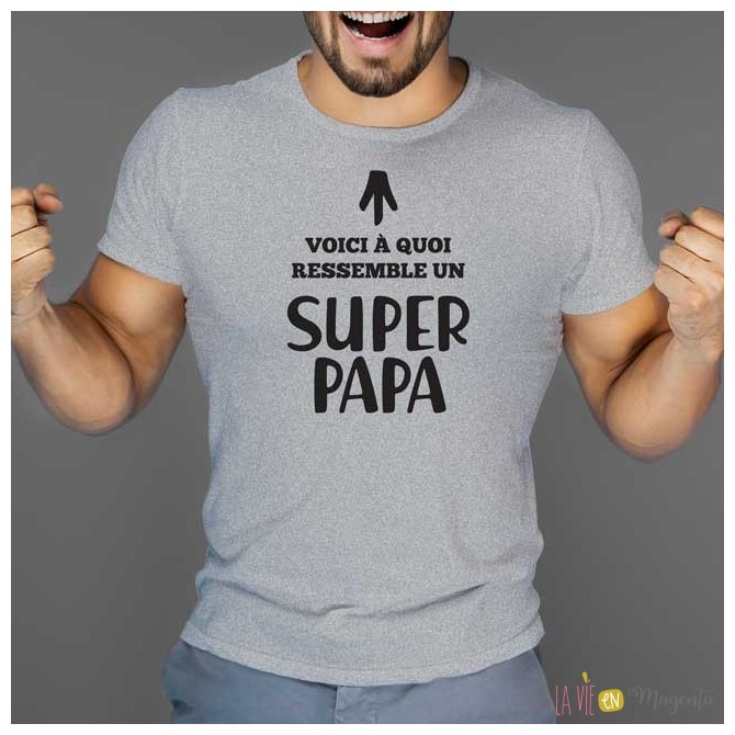 T-shirt super papa