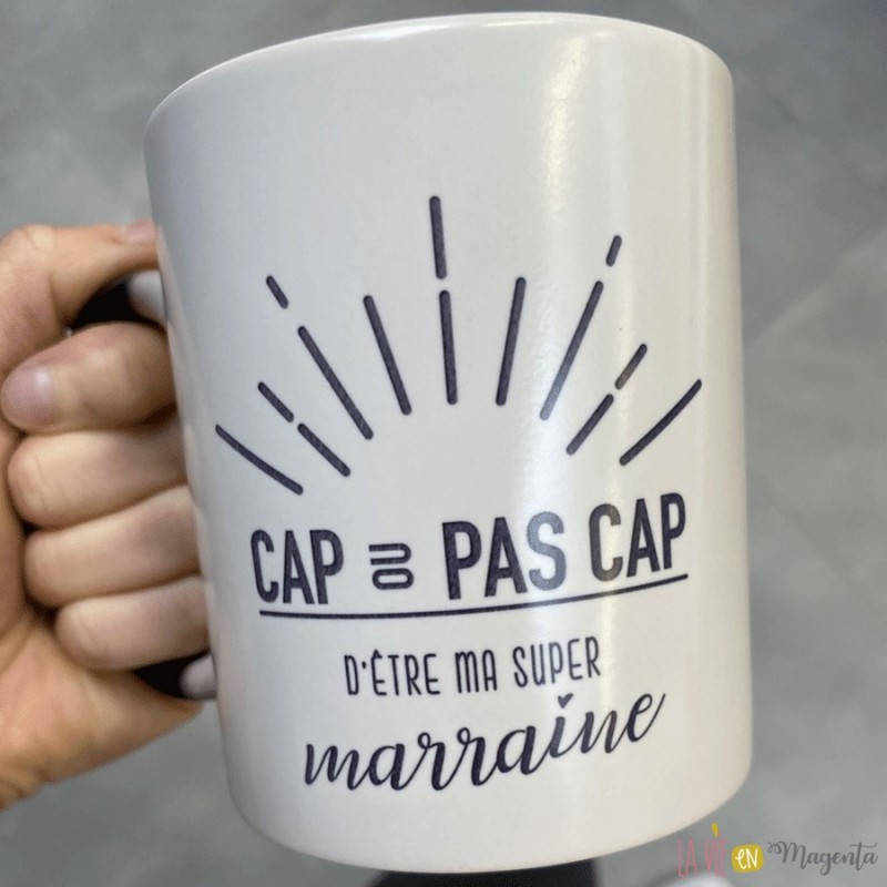 Puzzle Cap ou pas Cap ? demande de parrain ou marraine - personnalisable