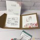 Faire-part Corail fleuri