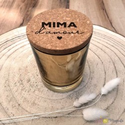 Bougie parfumée Mina d'amour 8cm