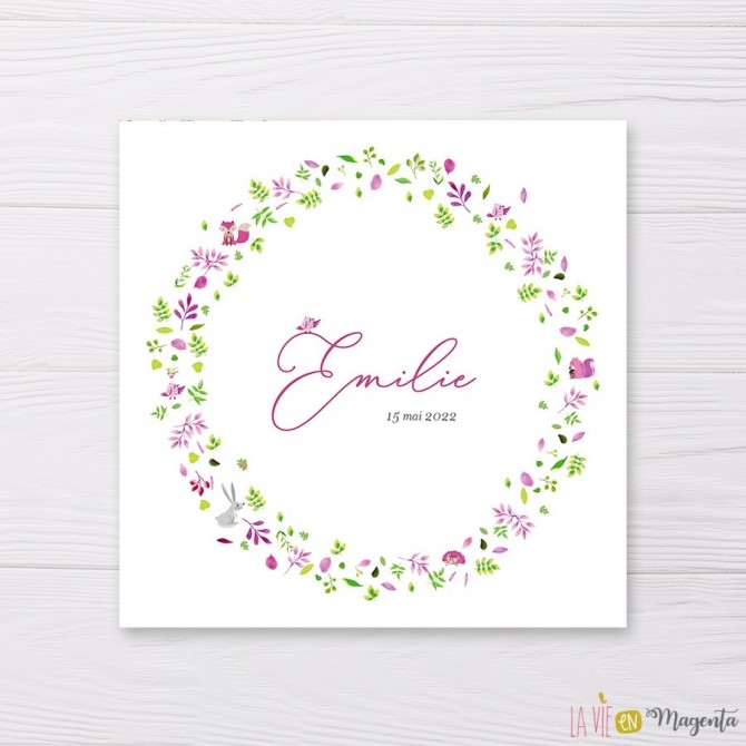 Faire-part Jour d'automne