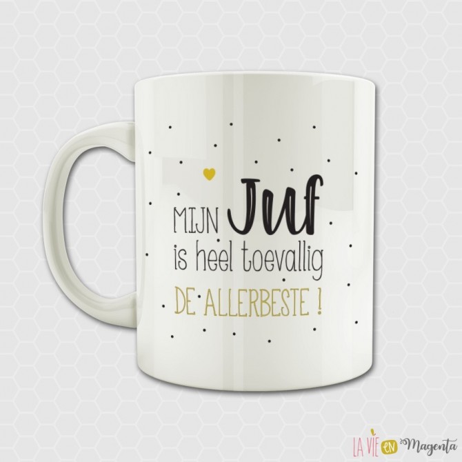 Mug - juf de allerbeste