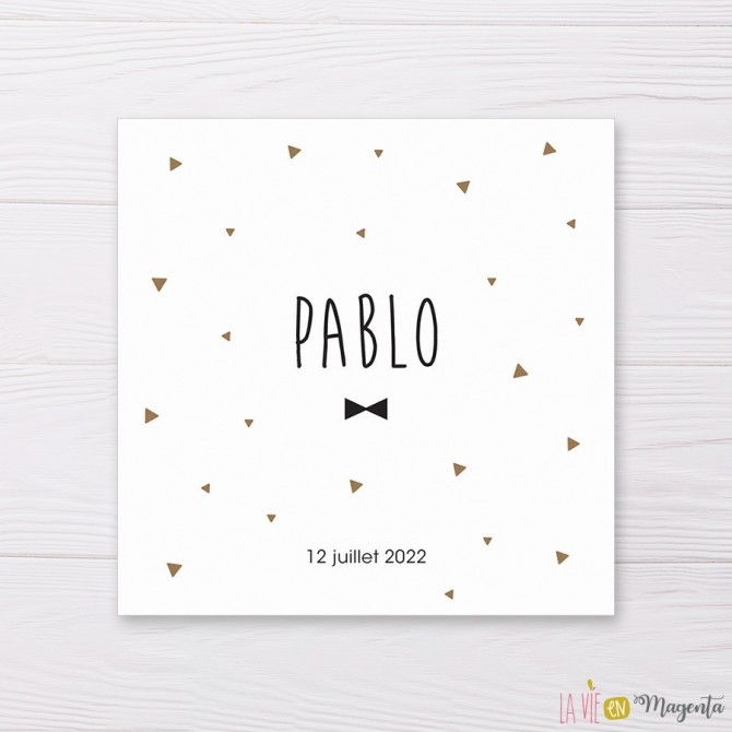 Faire-part Pablo