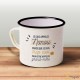 Mug emaille - Je suis appelée Nanou parce que je suis trop cool...