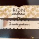 Bon cadeau noir annonce grand-père