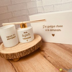 Coffret Pastis/Ricard Demande de témoin, mariage, demande témoin