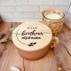 Bougie parfumée Ici le bonheur est fait maison