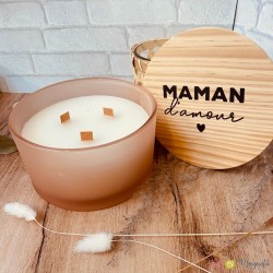 Bougie parfumée Maman d'amour 15cm