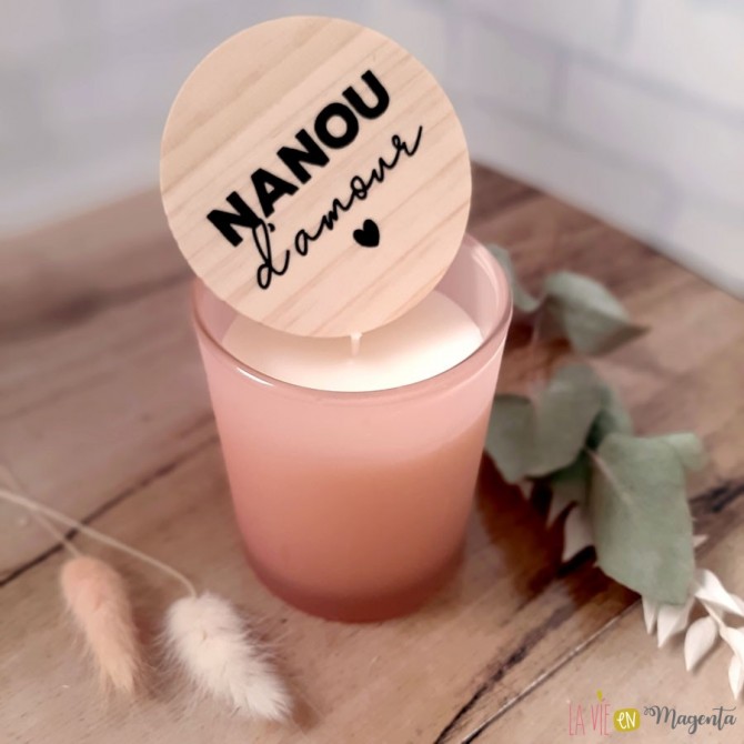 Bougie parfumée Nanou d'amour 8cm