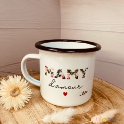 Mug emaille - Nanou d'amour