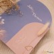 Faire-part mariage Dusty Blue et blush