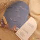 Faire-part mariage Dusty Blue et blush