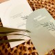 Faire-part mariage - Rondeur sauge