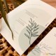 Faire-part mariage - Rondeur sauge