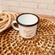 Mug emaillé - super papa noeud pap