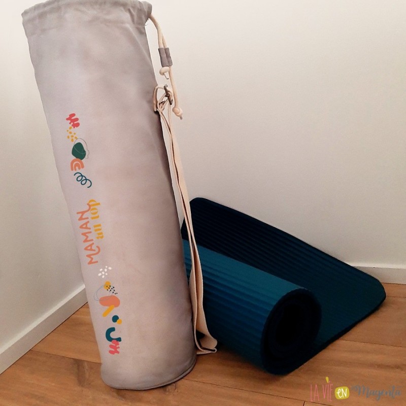 Sac à tapis de yoga en coton bio