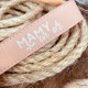Porte-clés lanière - mamy en or
