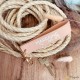 Porte-clés lanière - marraine en or